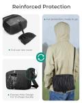 Camera Shoulder Bag with Waterproof Rain Cover