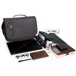 Estarer Water Resistant Canvas Laptop Bag for Men