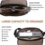 Estarer Water Resistant Canvas Laptop Bag for Men