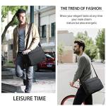 Eshow Men's Casual Canvas Crossbody Bag