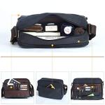Eshow Men's Casual Canvas Crossbody Bag
