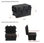 MEIJIA Waterproof Drone Camera Case with Wheels
