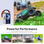 Zeee 4S Lipo Battery 1500mAh 14.8V 120C XT60 Plug (2 Pack)