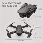 E88 Foldable RC Drone with 4K Camera