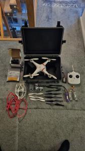 DJI Phantom 1 Drone Remote with 3 Batteries