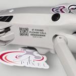 Affordable UK Drone Operator ID Stickers (13 Pack)