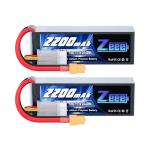 Zeee 3S Lipo Battery 2200mAh 11.1V 120C - XT60 Plug - 2 Pack