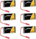 6-pack 800mAh LiPo battery for quadcopters