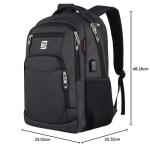 KASIBON USB Charging Laptop Backpack for Travel