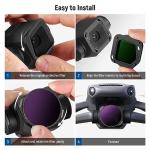NEEWER ND/PL Filter Set for DJI Mavic 3