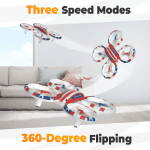 Bezgar HQ051 Kids' Stunt Drone, 2.4GHz White