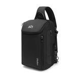 OZUKO Men's Sling Backpack (Black)