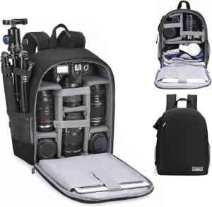 Waterproof Camera Backpack with Tripod Holder
