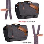 Estarer Water Resistant Canvas Laptop Bag for Men