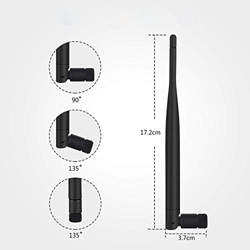2 x 2.4GHz Omni-Directional Antenna with Pigtails