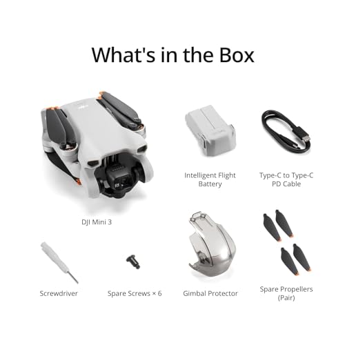 DJI Mini 3: 4K Foldable Drone with 38-Min Flight