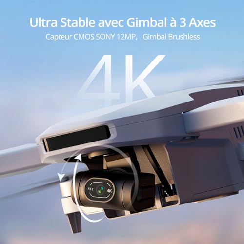 Potensic ATOM 4K GPS Drone with Gimbal & Batteries