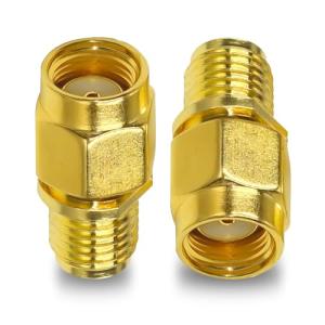 TUOLNK RP-SMA to SMA Coaxial Adapter Pair