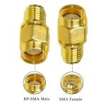 TUOLNK RP-SMA to SMA Coaxial Adapter Pair