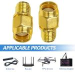 TUOLNK RP-SMA to SMA Coaxial Adapter Pair