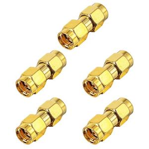 Boobrie SMA Male Coax Connector Adapter 5-Pack
