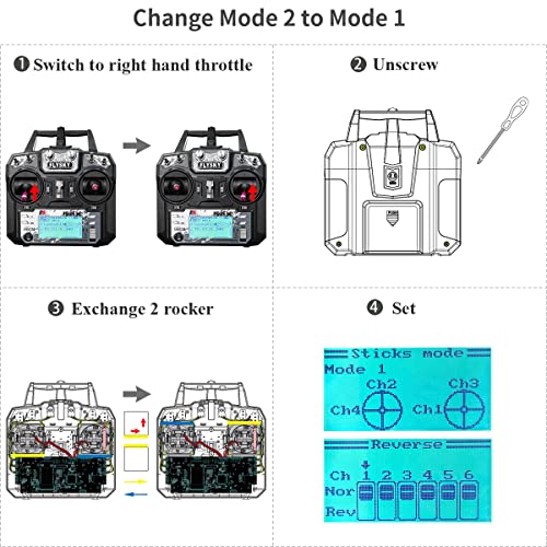 HAWK’S WORK FS-i6X 10 Channel RC Transmitter
