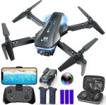 TENSSENX Drone with Camera: 1080P HD, Foldable Quadcopter
