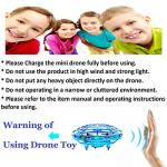 WALLE Flying Spinner Mini Hand Drones LED Lights