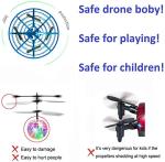 WALLE Flying Spinner Mini Hand Drones LED Lights