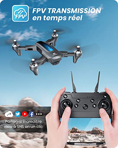 DEERC D10 Foldable Drone with 2K Camera