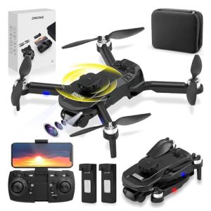 CQWLKEJ Dual Camera Drone - Foldable, 1080P, 2 Batteries