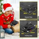 CQWLKEJ Dual Camera Drone - Foldable, 1080P, 2 Batteries