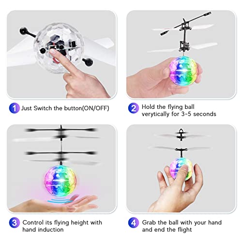 Tomus Flying Ball Toys, Magic Controller Mini Drone