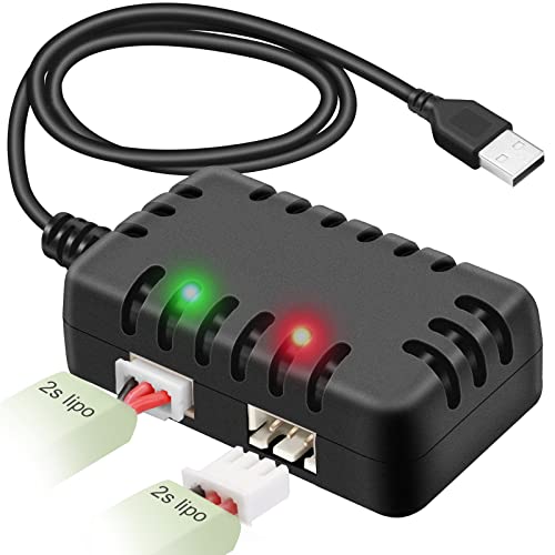 Crazepony 2-in-1 USB Charger for LiPo FPV Drones