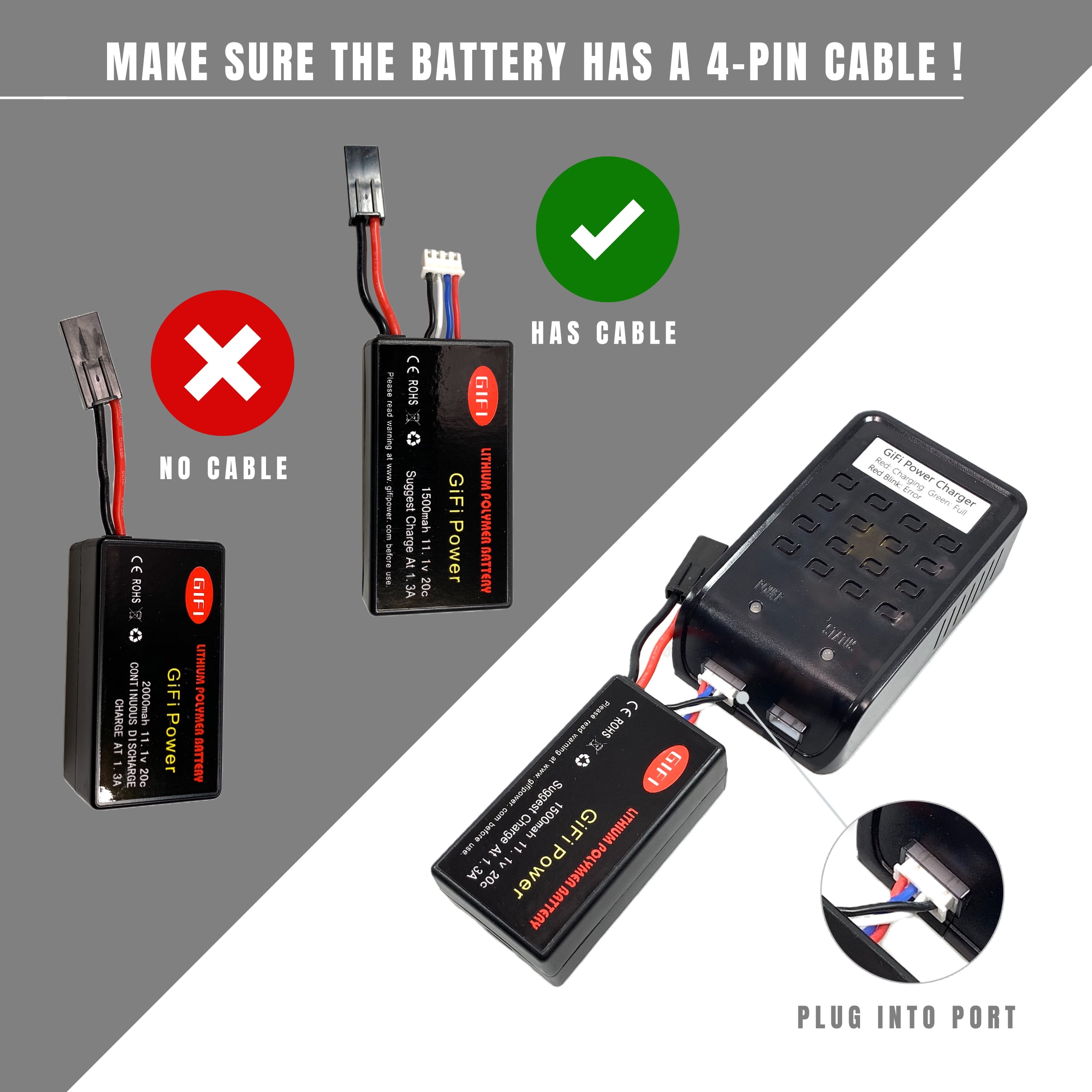 Parrot AR.Drone 2.0/1.0 Battery Charger by Maximalpower
