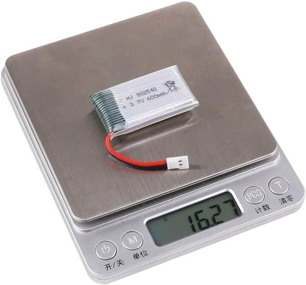 3.7V 600mAh Lipo Battery for RC Quadcopter Drone