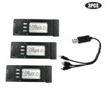 3pcs Battery Set with Charger for Drone