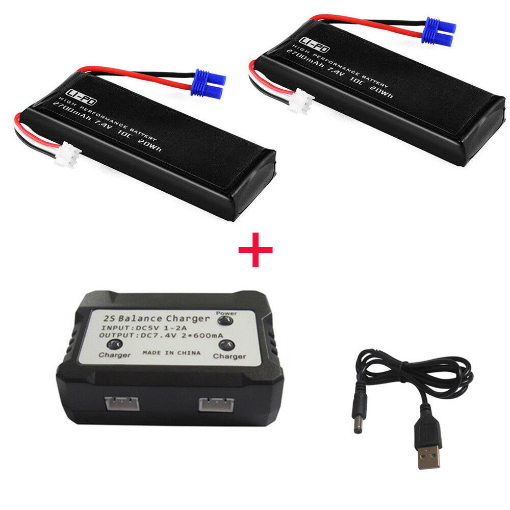 Li-po Battery/Charger for Hubsan H501S X4 H501C