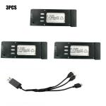 3pcs Battery Set with Charger for Drone
