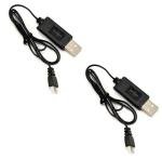 HobbyFlip USB Charger for DBPower RC Drone (2-Pack)