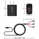 DJI Charger: 3-in-1 Fast Charging Cable (4ft)