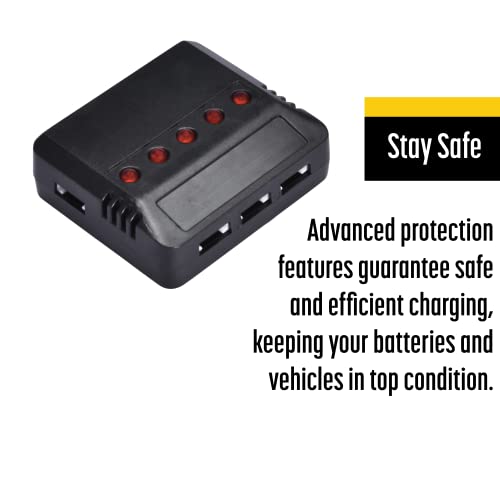 High-Powered RC Drone Battery Charger - Wide Compatibility