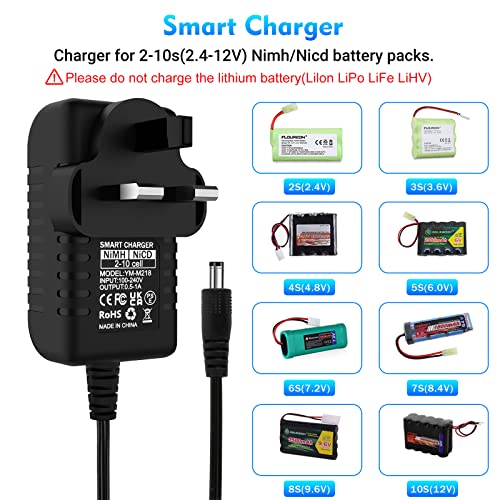 Smart NIMH Charger for RC Drones/Aircrafts/Cars