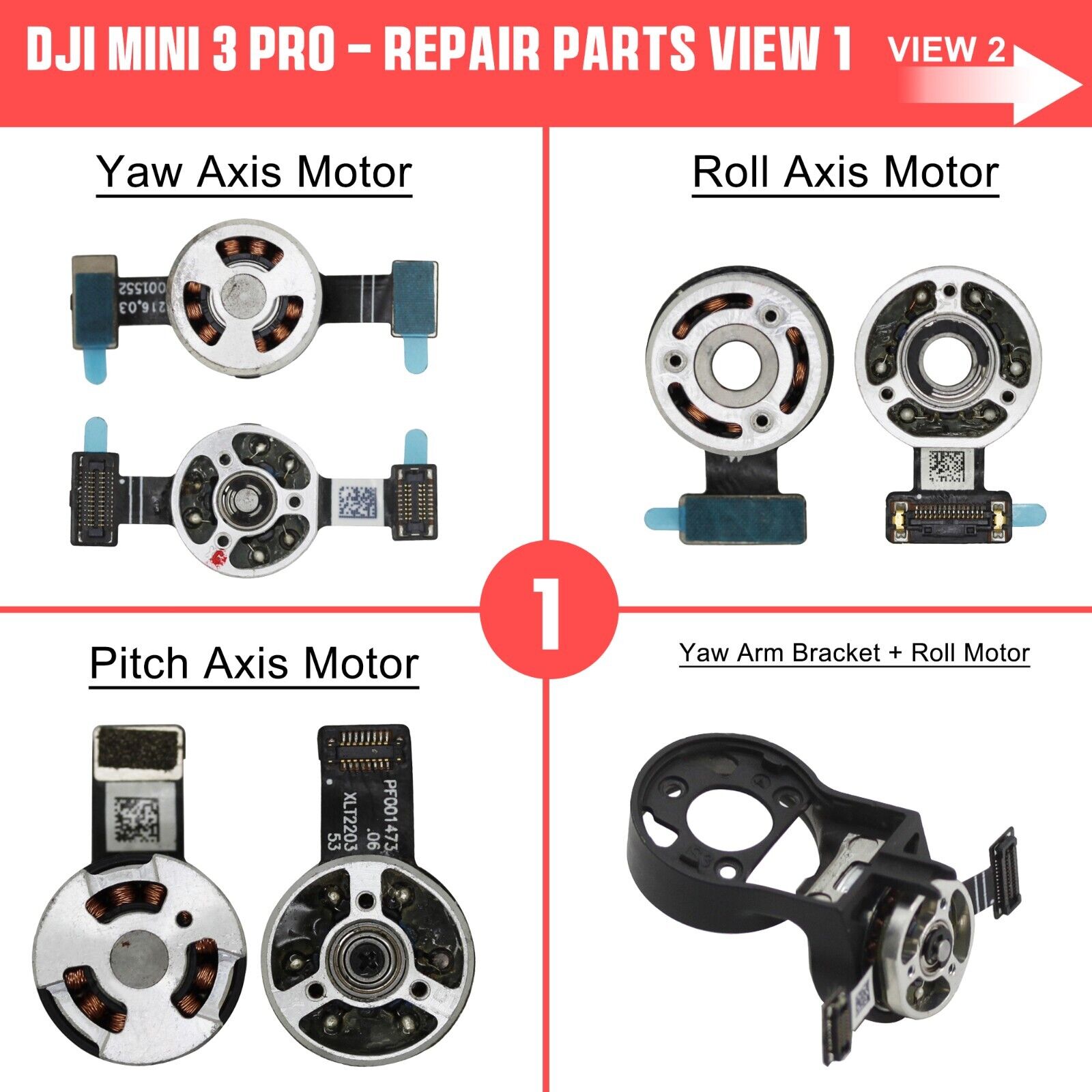 DJI Mini 3 / 3 Pro Gimbal Motor