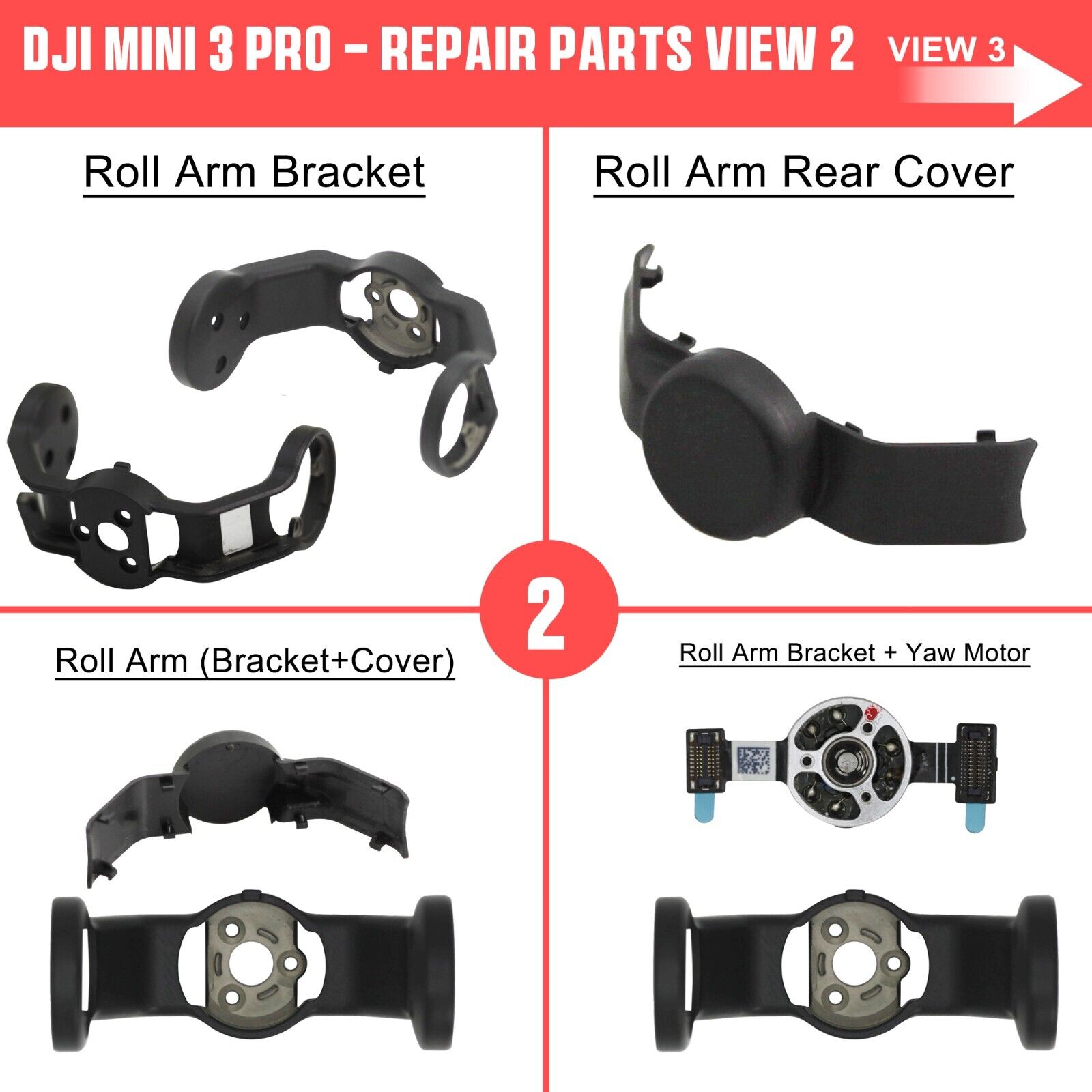 DJI Mini 3 / 3 Pro Gimbal Motor