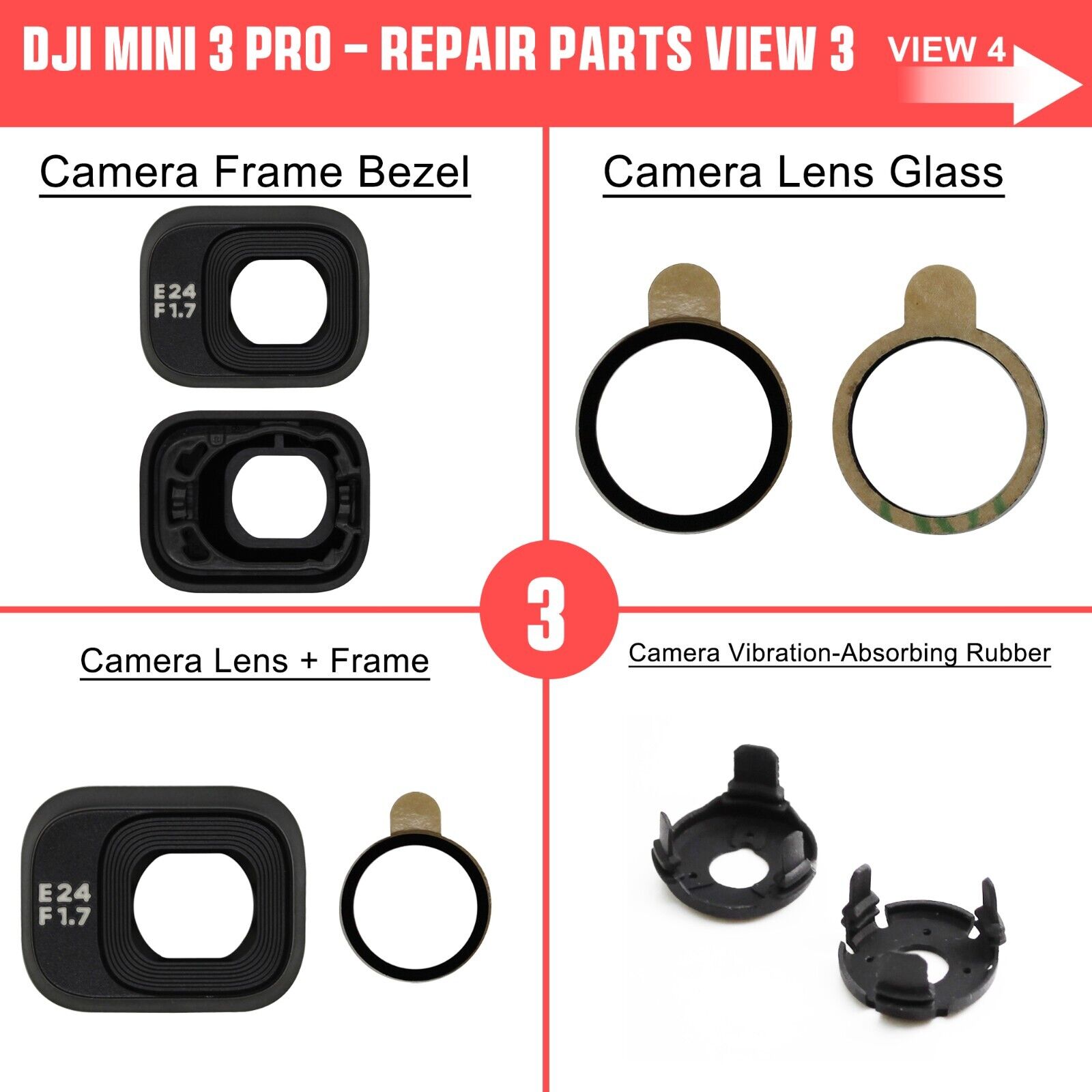 DJI Mini 3 / 3 Pro Gimbal Motor