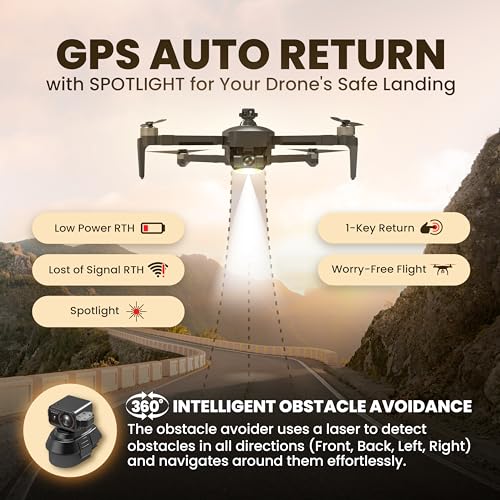 Drone X Pro 4K Camera with GPS & Obstacle Avoidance