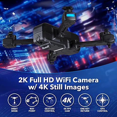 Contixo F22 Foldable GPS Drone with UHD Camera