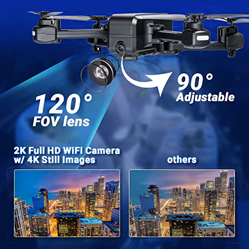 Contixo F22 Foldable GPS Drone with UHD Camera