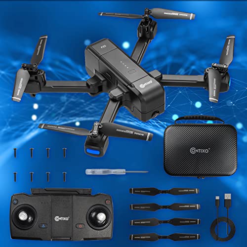 Contixo F22 Foldable GPS Drone with UHD Camera